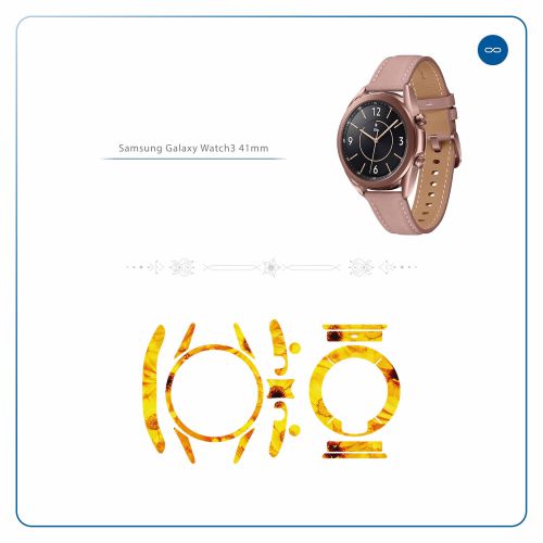 Samsung_Watch3 41mm_Yellow_Flower_2